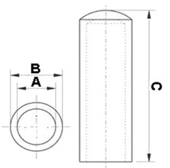 Capuchones Plasticos Medidas Dimensiones